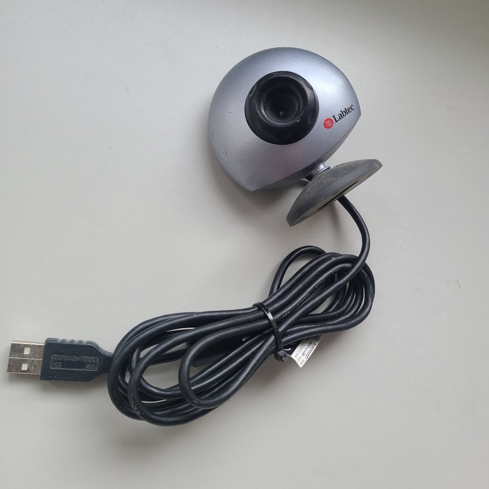 Labtec USB Webcam with Suction Mount – Tested Working
